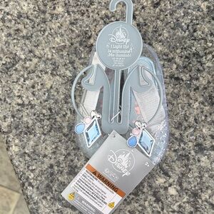 Disney Light-Up Kids Costume Shoes - Silver and Blue